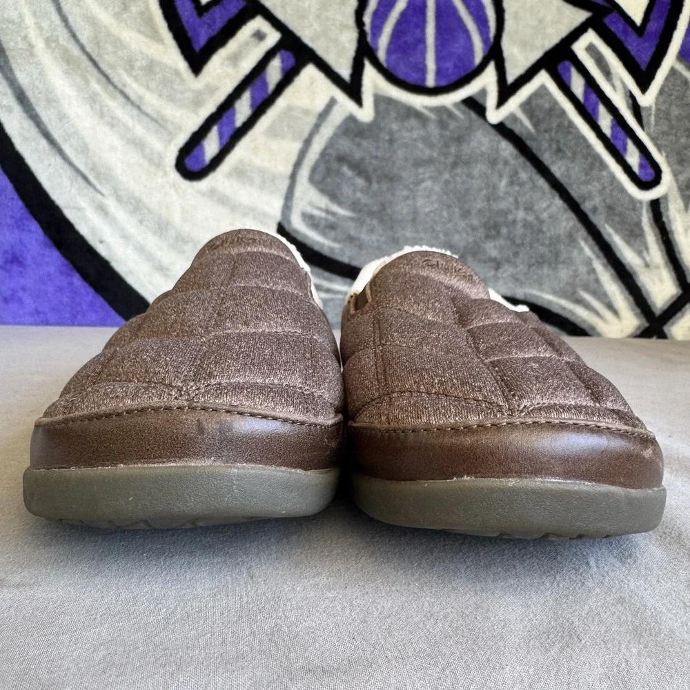 Size 11 - OLUKAI Puku'i Fleece Slippers Men's Toffee